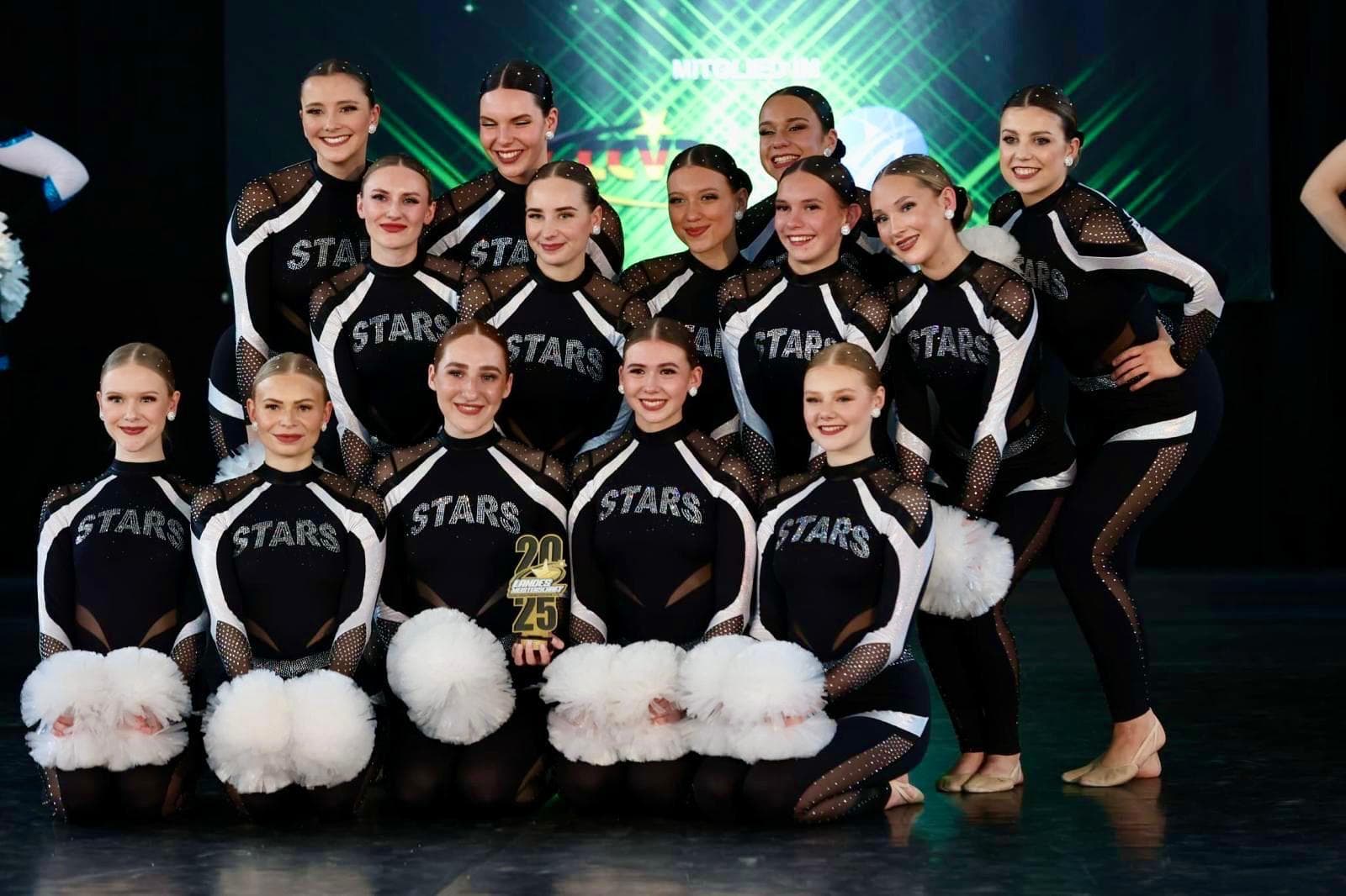 Die Silver Stars Oberhausen bei ihrer Choreografie